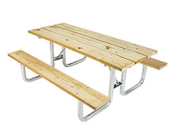 Wood Picnic Tables