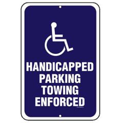 ADA Symbol Handicapped Parking Sign
