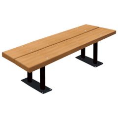 BarcoBoard™ Steel-Frame Double-Board Backless Benches