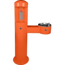 Outdoor Water Bottle Fillers with ADA Drinking Fountain