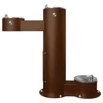 Outdoor Drinking Fountains w/ADA Drinking Fountain & Pet Bowl