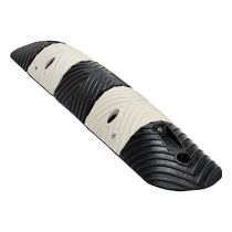 3" High Bike Lane Delineator/ Bolt-Down/ White Stripe