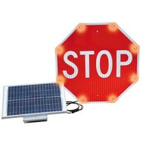 Flash Alert Solar Stop Sign