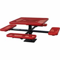 Heavy-Duty Square Plastic-Coated Table TPT-68 - - Picnic Tables by TreeTop  Products