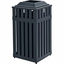 Marquis 15 Gallon Steel Slat Receptacles