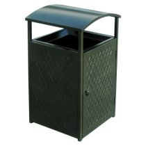 Embossed 30-Gallon Steel Receptacle