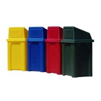 Colorful Square Receptacles