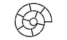 Snail Hopscotch Playground Stencil