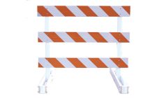 Plastic Type III Barricade