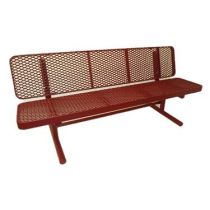 Heavy-Duty Plastic-Coated Benches - 15" Wide Seat