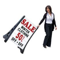 EZ Lock Rolling Sidewalk Signs