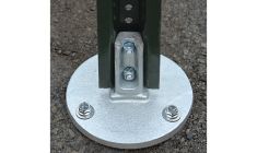 Surface Mount U-Channel Breakaway Sign Post Couplers (Set of Two)