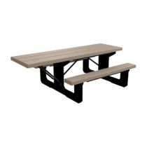 (ADA - 1 Chair) BarcoBoard™ Walk-Thru Picnic Table
