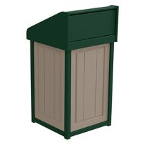 Two-Tone Square Panel Receptacles