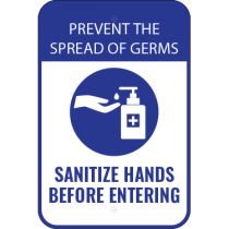 Prevent the Spread of Germs Sign