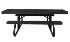 (ADA - 2 Chair) Heavy-Duty Plastic-Coated Picnic Table