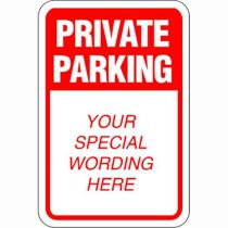Private Parking Semi-Custom Sign
