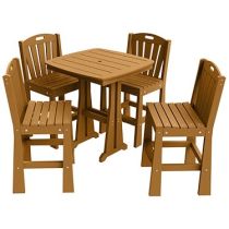 Sunshine 5-Piece Bar Height Patio Dining Set