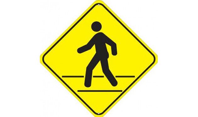 Pedestrian Crossing Sign - - TreeTop Products