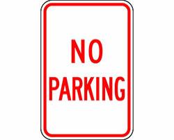 No Parking Signs
