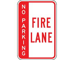 Fire Lane Signs